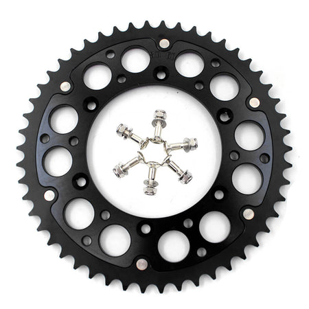 KKE 44T/48T/49T/50T/51T Black Sprocket For SUZUKI RMZ250 RMZ450 DRZ400S DRZ400SM