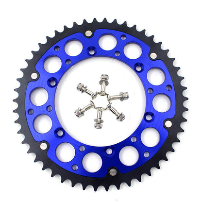 KKE 44T/48T/49T/50T/51T Green Blue Rear Billet Sprocket For KAWASAKI