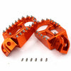 KKE CNC Footpegs for KTM SX SX-F XC  XC-F EXC EXC-F 2001-2015 Orange/Blue/Black/Silver