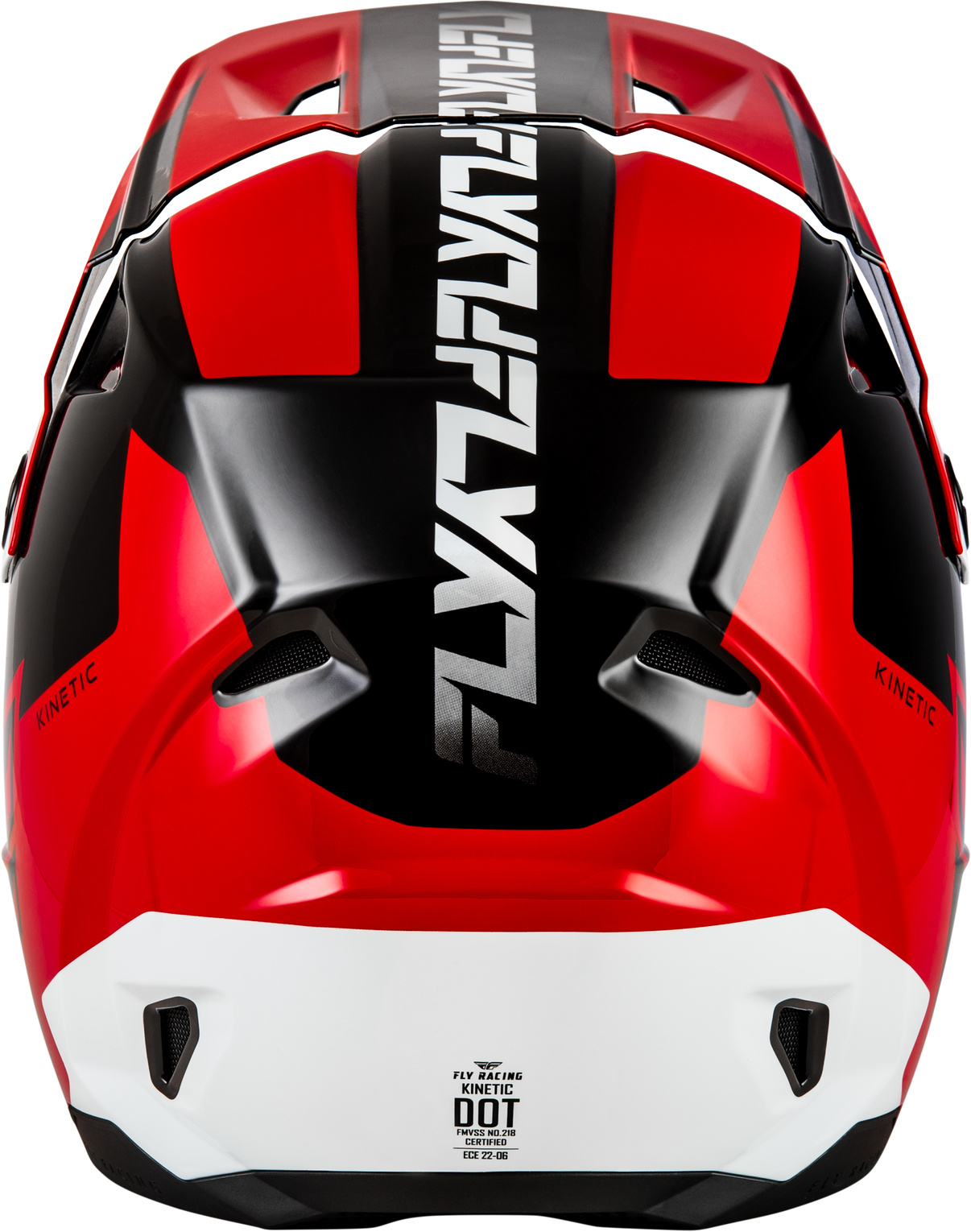 Kinetic Crest Helmet Red/Black/White Xs