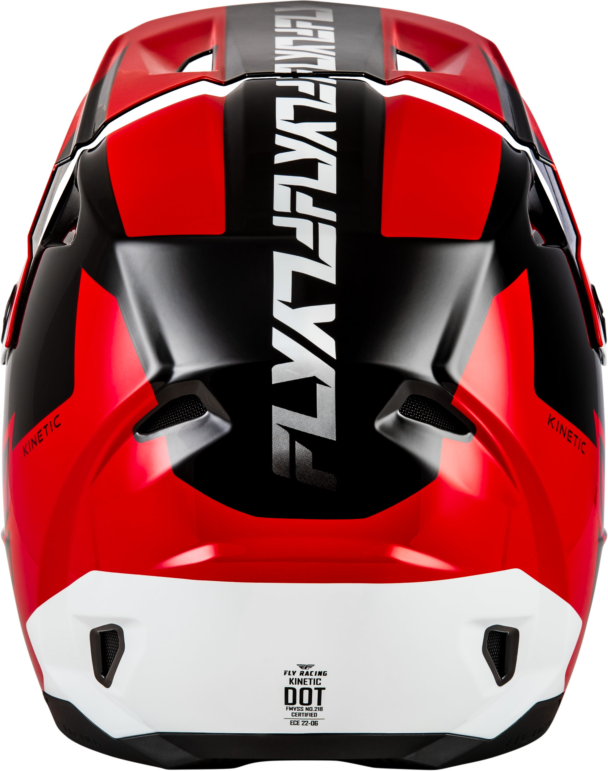Kinetic Crest Helmet Red/Black/White Sm