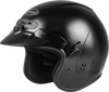 Gm 32 Open Face Helmet Black Md