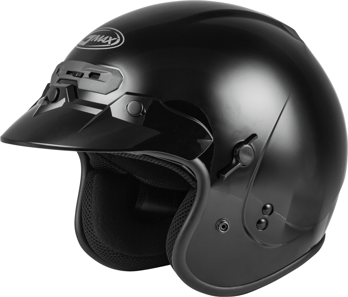 Gm 32 Open Face Helmet Black Sm