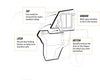 Polaris Ranger XP 1000 Convertible Cab Enclosure Doors