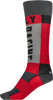 Mx Socks Thick Red/Grey Sm/Md