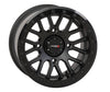 System 3 SB9 Matte Black 15x9 10mm ITP Intersect tire kit