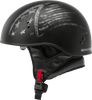 Hh 65 Half Helmet Bravery Matte Black/Grey Md