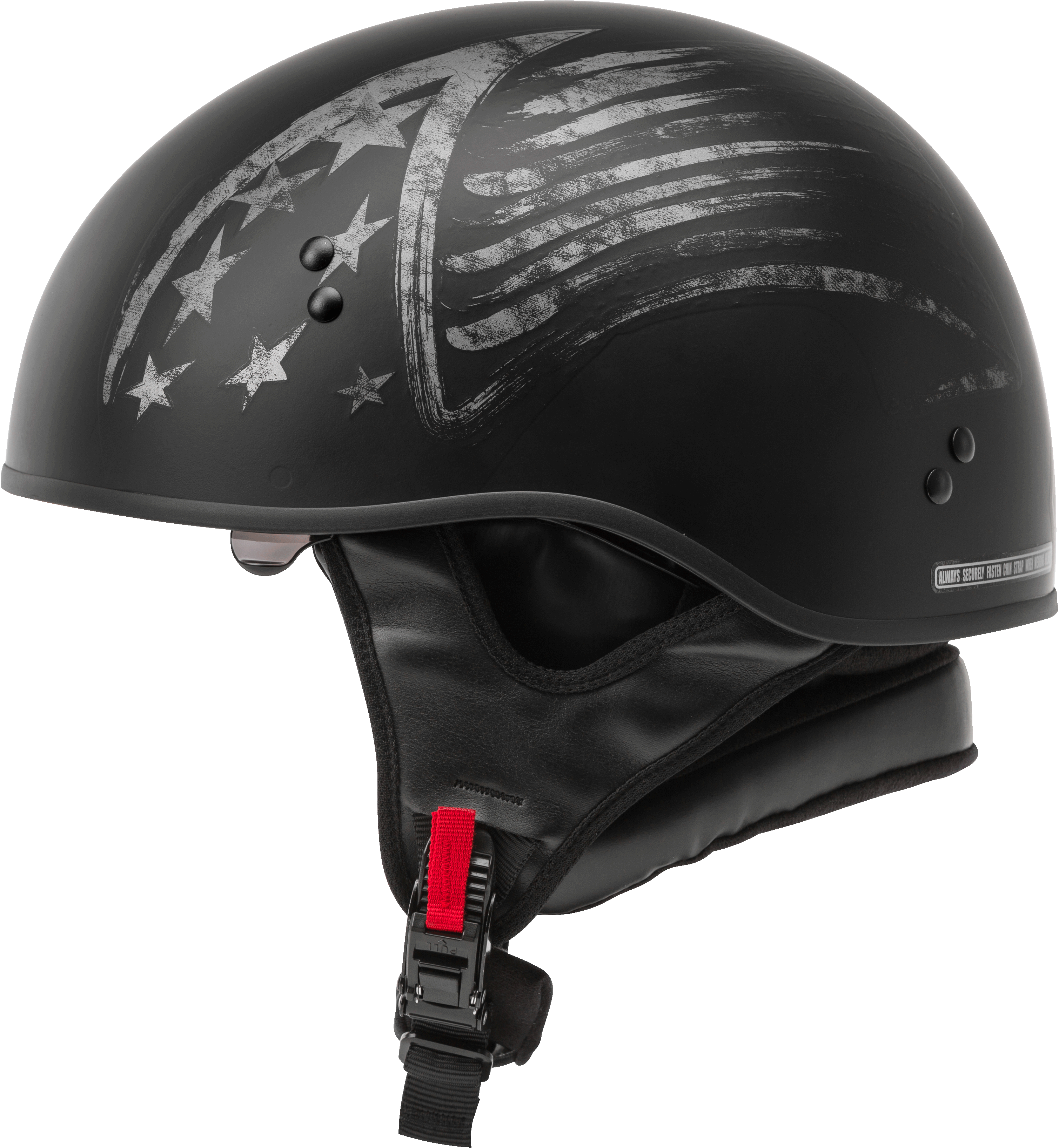 Hh 65 Half Helmet Bravery Matte Black/Grey Md
