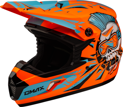 Youth Mx 46y Unstable Helmet Hi Vis Orange/Blue Ym