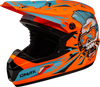 Youth Mx 46y Unstable Helmet Hi Vis Orange/Blue Ys