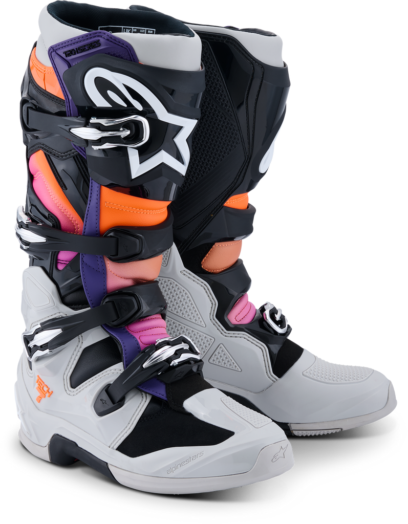 Tech 7 Blk/Lght Gry/Orng Fl/Magnta 9