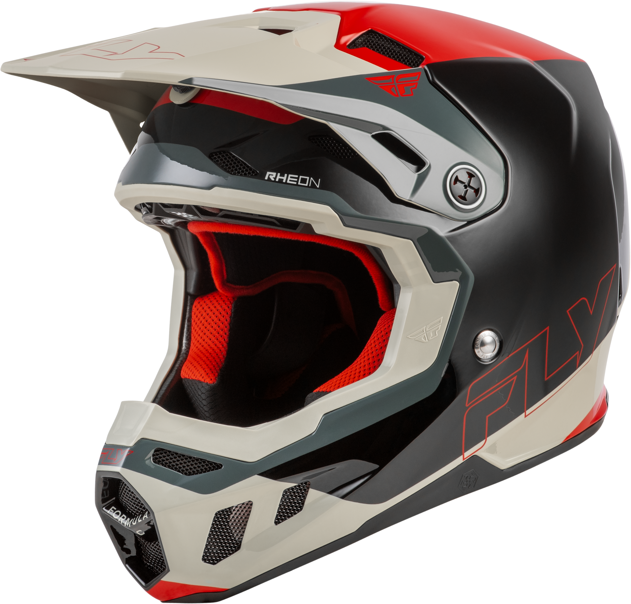 Formula Cc Glide Helmet Black/Red/Grey Xs