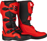 FLY RACING Maverik Boots Red/Black Size 14 - Durable and Comfortable Off-Road Footwear