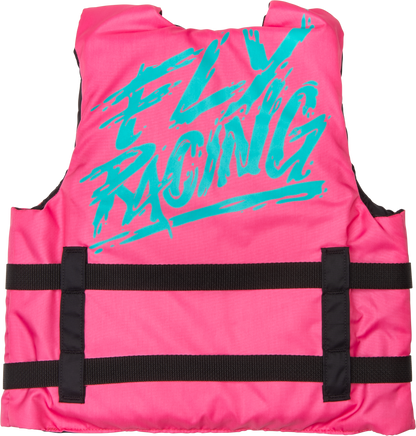 Youth Flotation Vest Neon Pink/Teal