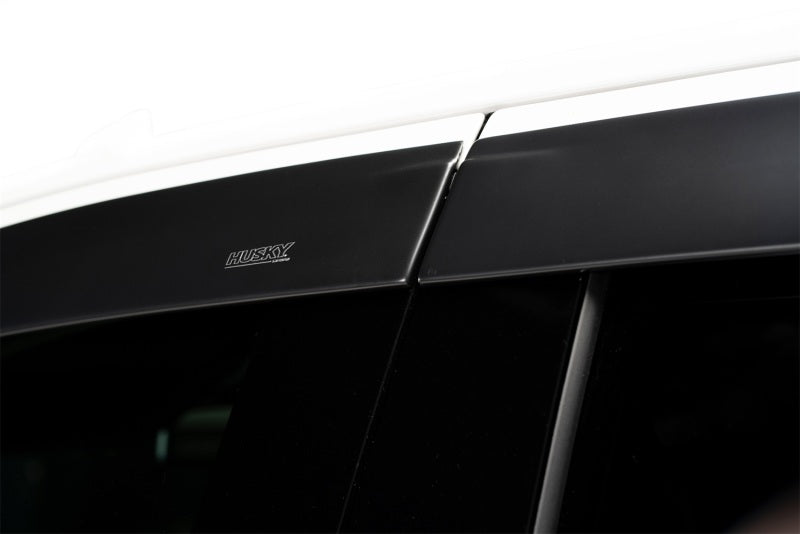 Husky Liners 16-23 Toyota Tacoma CC/DC In-Channel Mount Ventvisor Low Profile 4pc - Matte Black