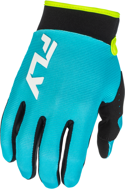 Youth F 16 Gloves Aqua/Black/White Y3xs
