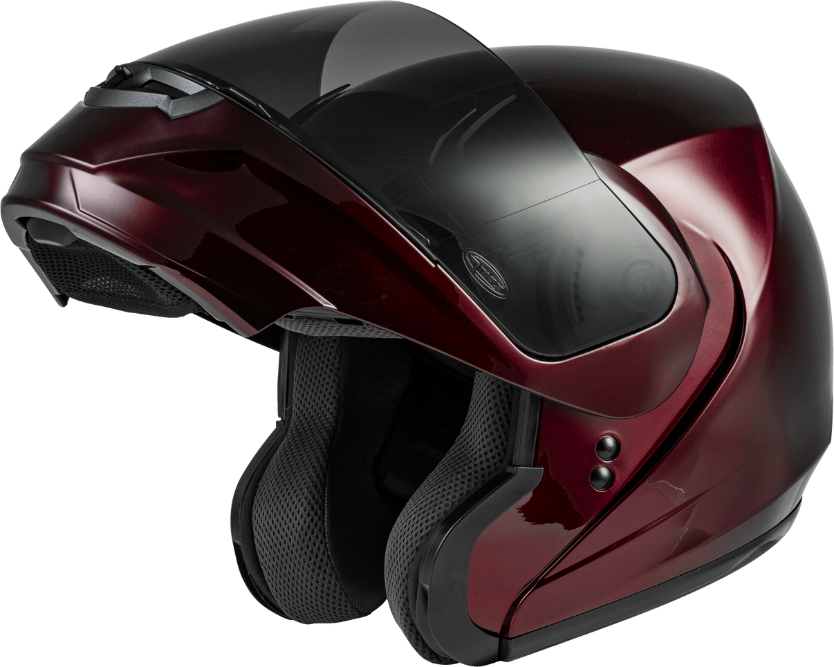 Md 04 Modular Helmet Wine Red Xl
