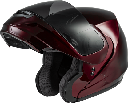 Md 04 Modular Helmet Wine Red Xl