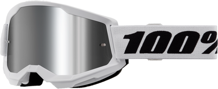 Strata 2 Goggle White Mirror Silver Lens