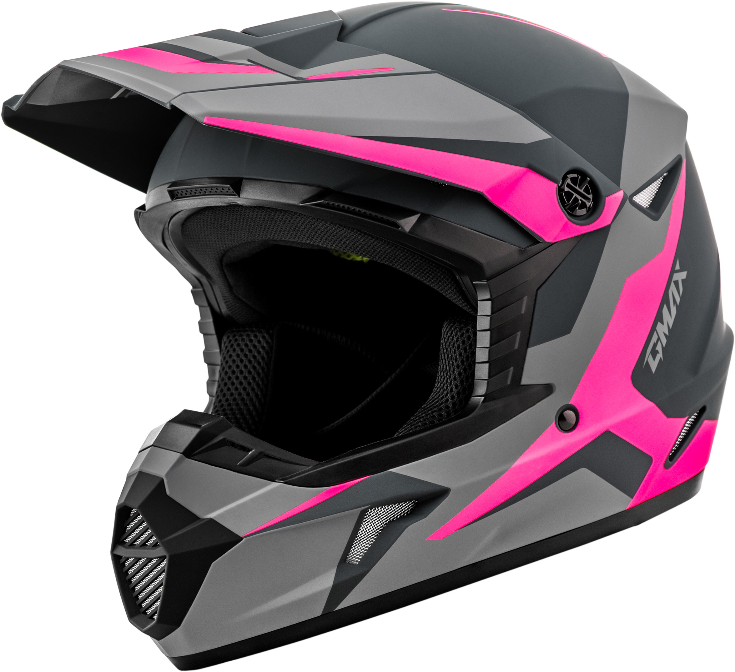 Mx 46 Cyclus Hemet Matte Grey/Pink Lg
