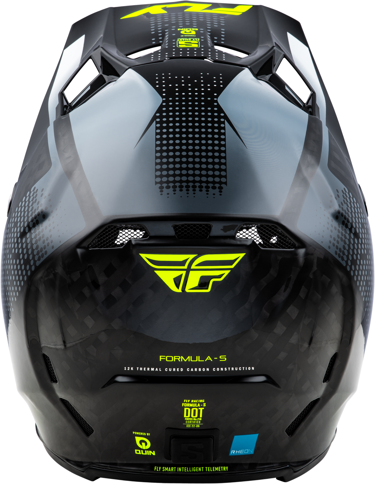 Yth Formula S Carbon Protocol Hlmt Blk Carbon/Grey/Hi Vis Yl