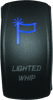 DragonFire Racing Lighted Switch Whip On/Off Blue