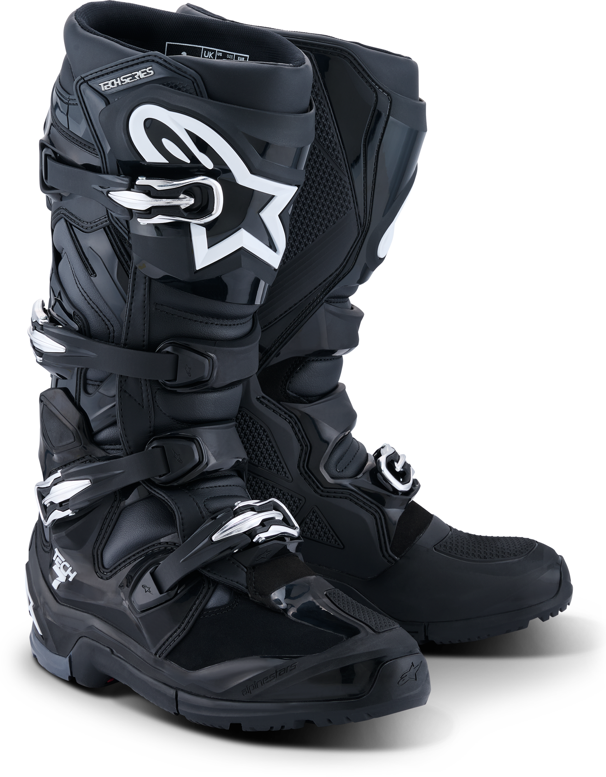 Tech 7 Enduro Black/Anthracite/White 8