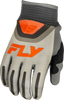 Youth F 16 Gloves Grey/Orange Ym