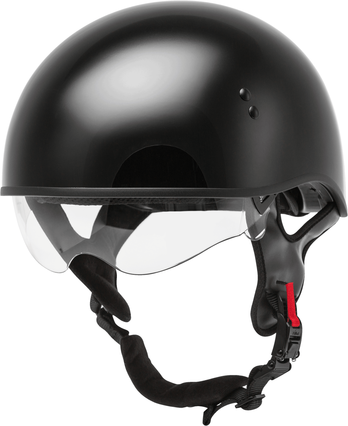 Hh 65 Half Helmet Naked Black Xs