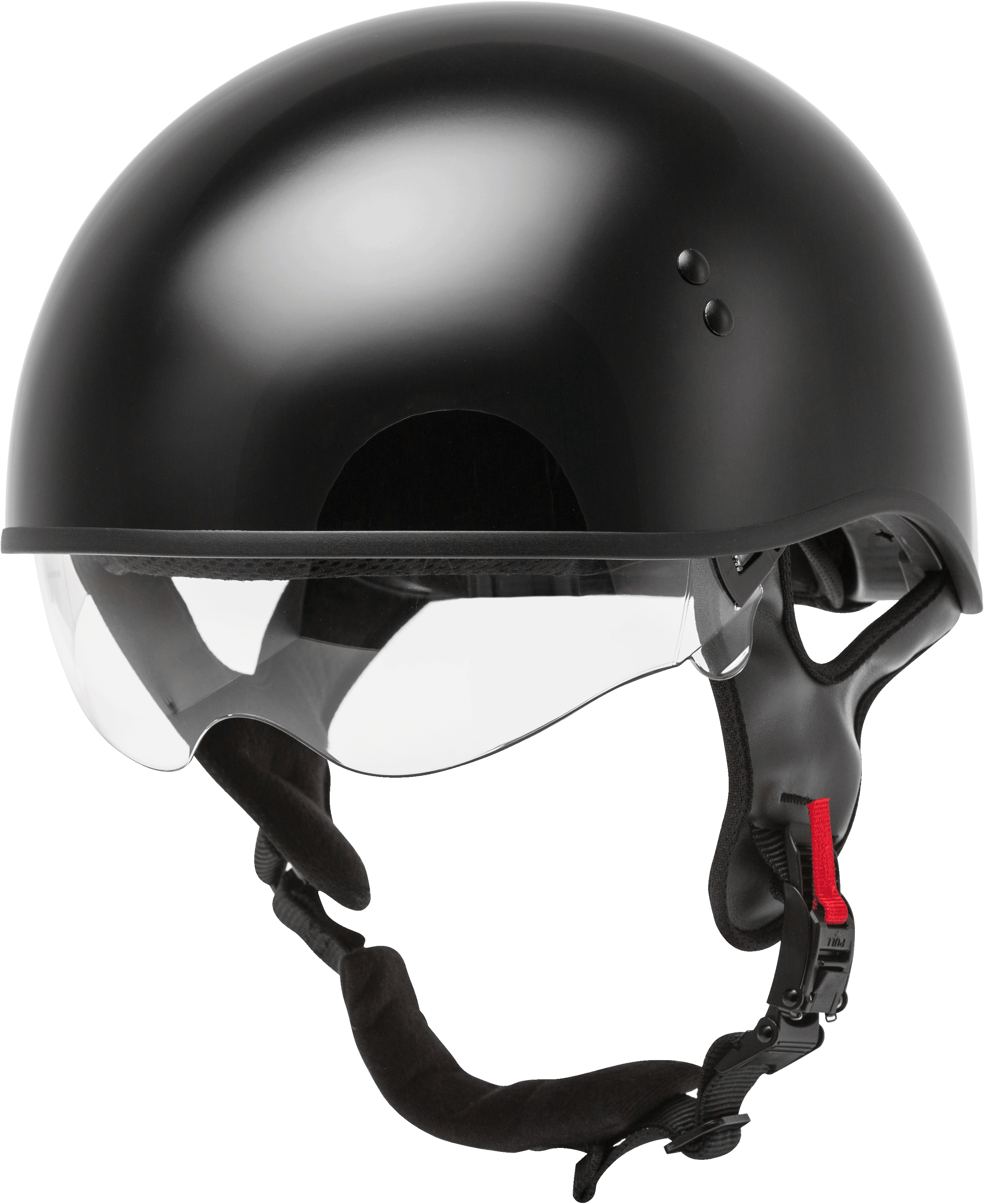 Hh 65 Half Helmet Naked Black Sm