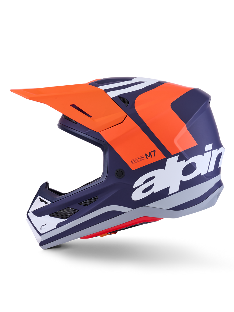 Sm7 Core Helmet Orng/Blue Matt 2x