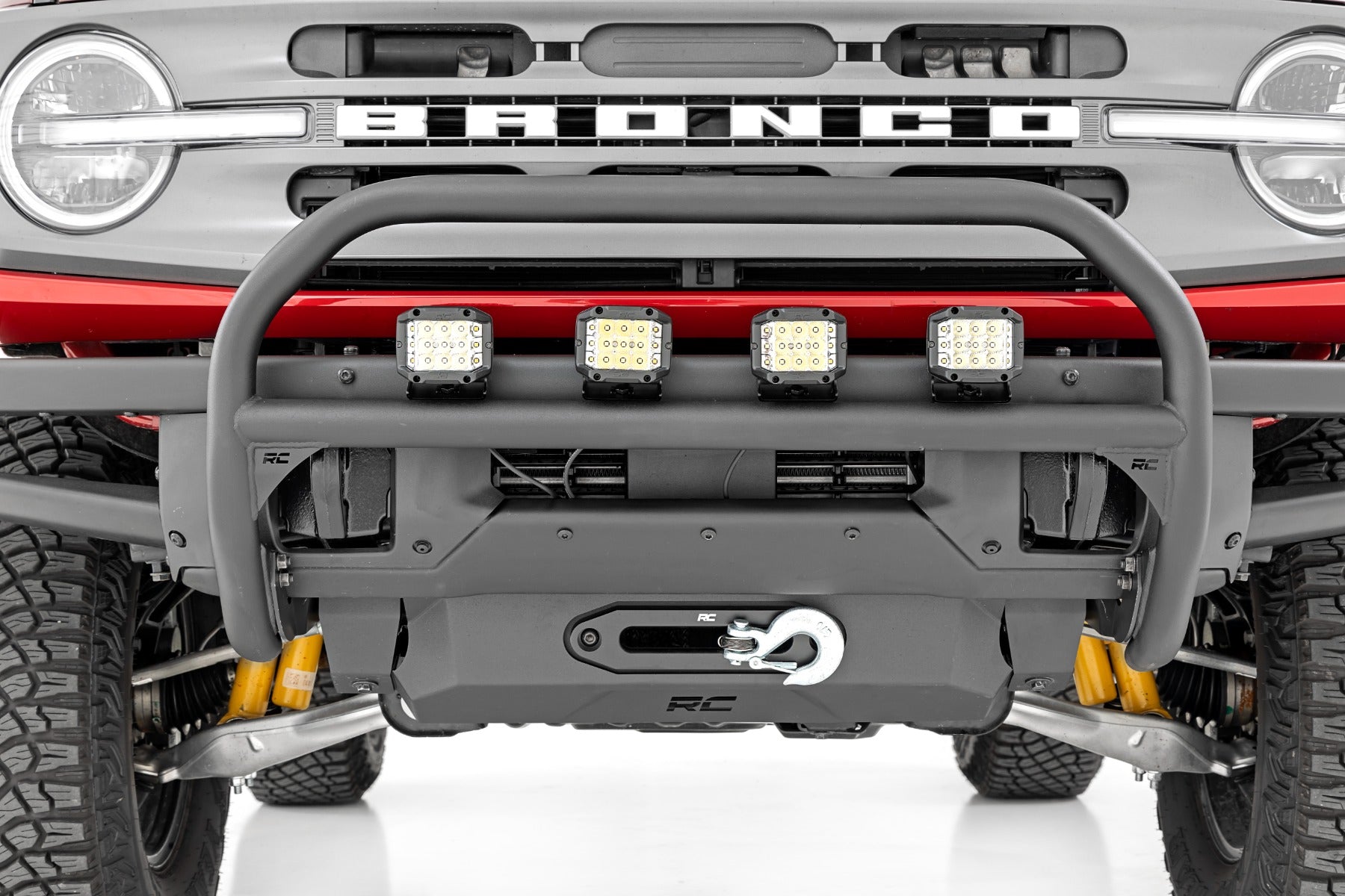 Nudge Bar | 20 Inch BLK DRL Single Row LED | OE Modular Steel | Ford Bronco (21-25) | 51102