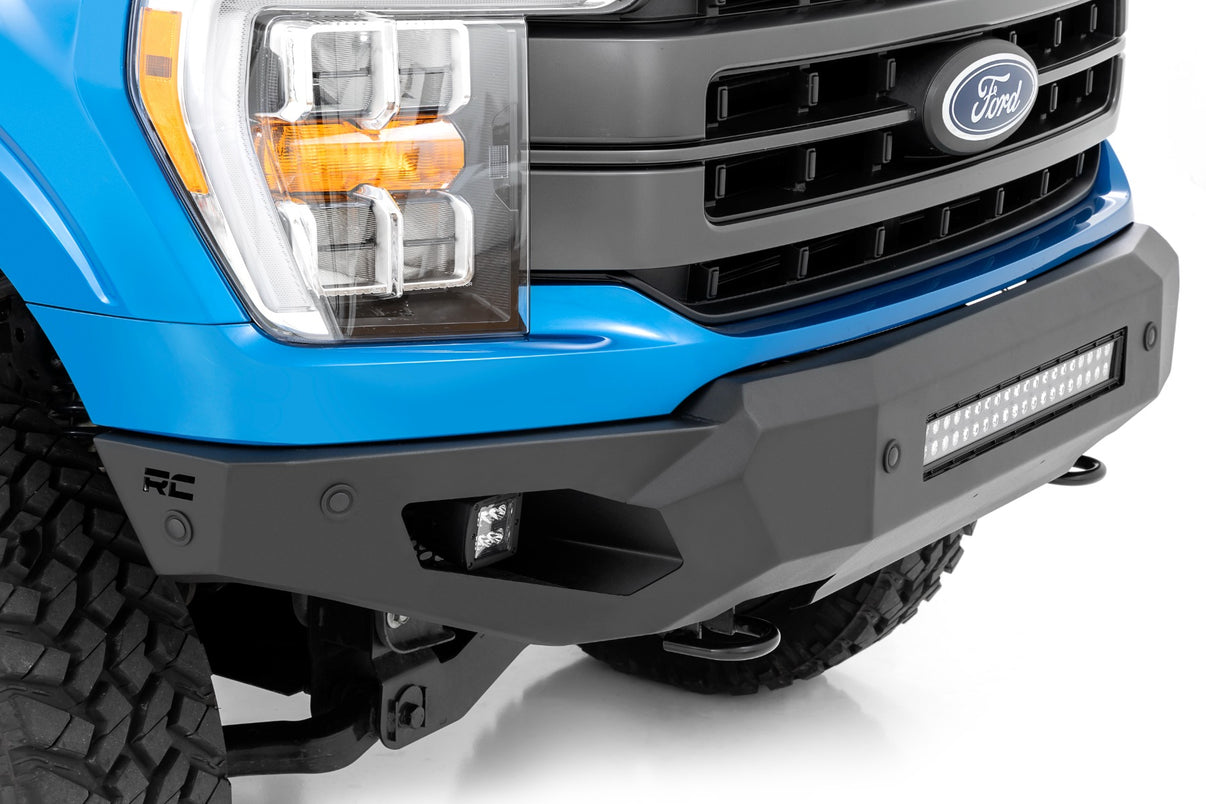 High Clearance Front Bumper | LED Lights & Skid Plate | Ford F-150 (21-25) | 10809A