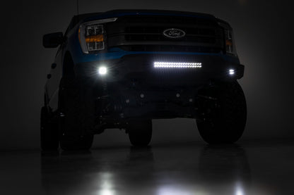 High Clearance Front Bumper | LED Lights & Skid Plate | Ford F-150 (21-25) | 10809A