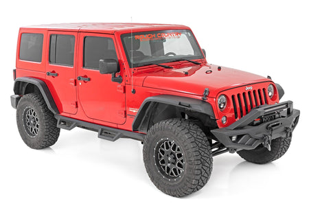 High Clearance LED Flat Fender Flare Kit | UV Treated | Jeep Wrangler JK (07-18) | 99037