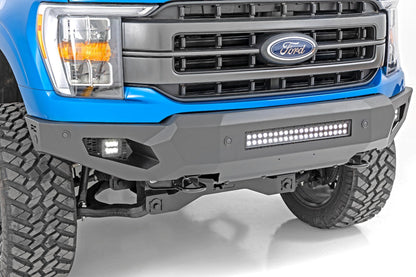 High Clearance Front Bumper | LED Lights & Skid Plate | Ford F-150 (21-25) | 10809A
