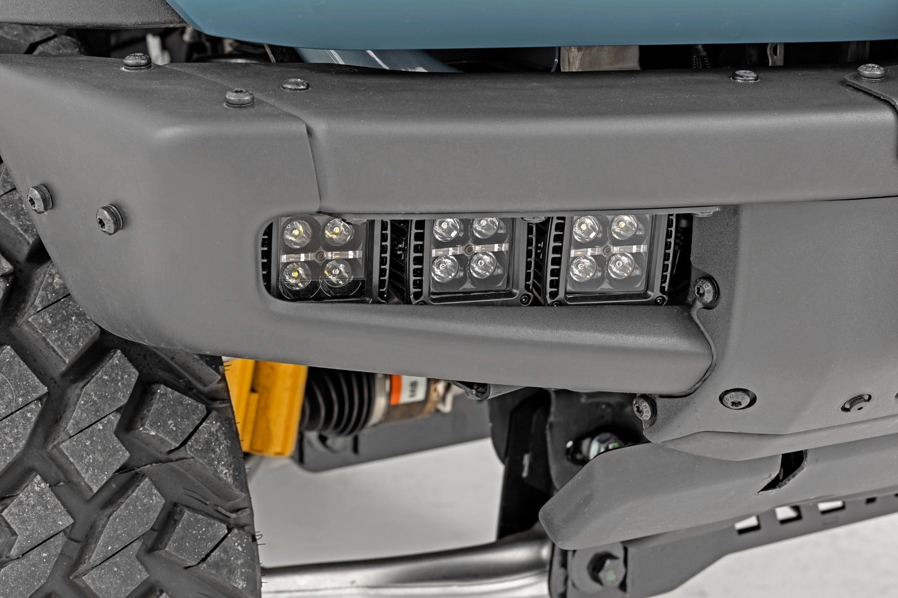 LED Light Kit | Fog Mount | Triple 2" Black Pair | Spot | Ford Bronco (21-25) | 51085