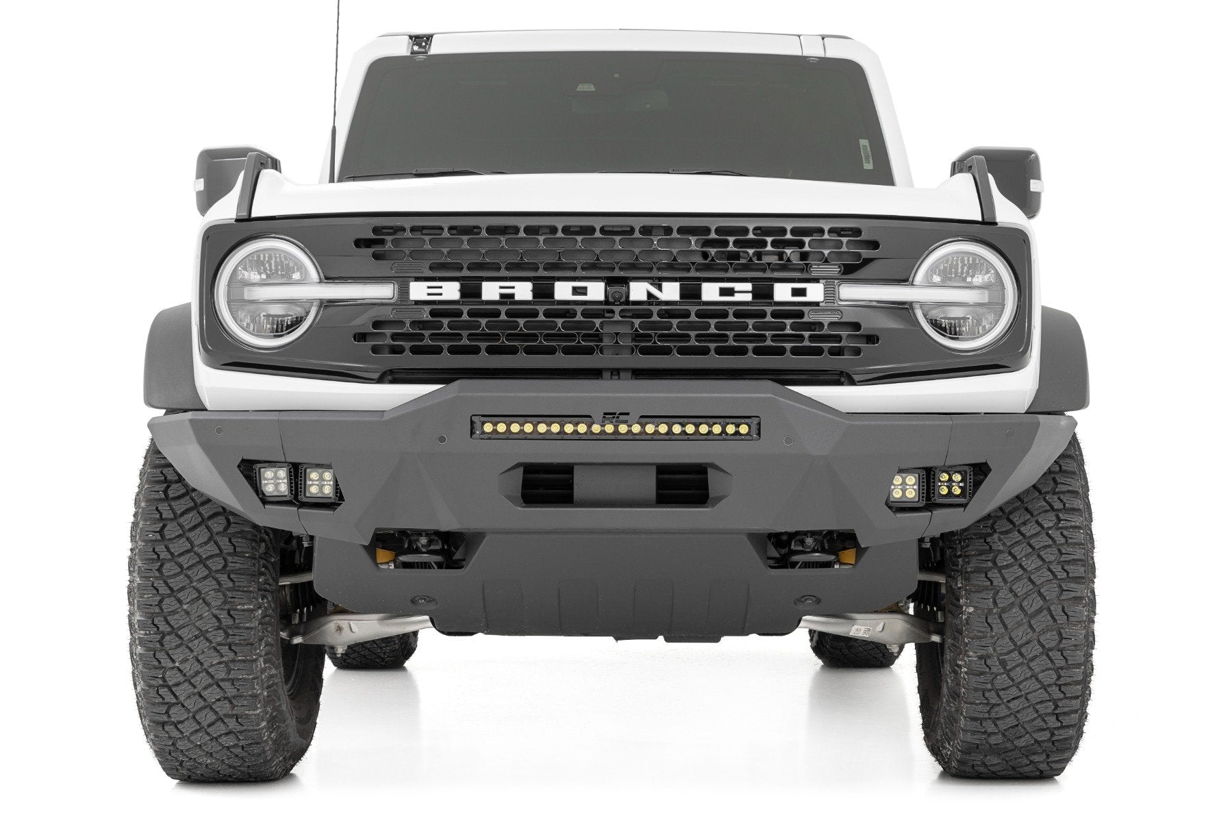 Front Bumper | Modular | Full Wings | Amber DRL | Ford Bronco 4WD (2021-2025) | 51075