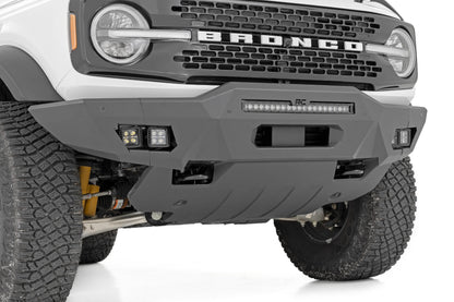 Front Bumper | Modular | Full Wings | Flood | Fog | Ford Bronco 4WD (21-25) | 51076