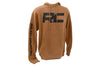 Rough Country | Rough Country Hoodie | RC Topographical Sleeve | Saddle | 3XL | 940953XL