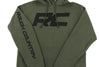 Rough Country | Rough Country Hoodie | RC Topographical Sleeve | Army Green | 2XL | 940962XL