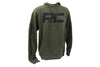 Rough Country | Rough Country Hoodie | RC Topographical Sleeve | Army Green | 2XL | 940962XL