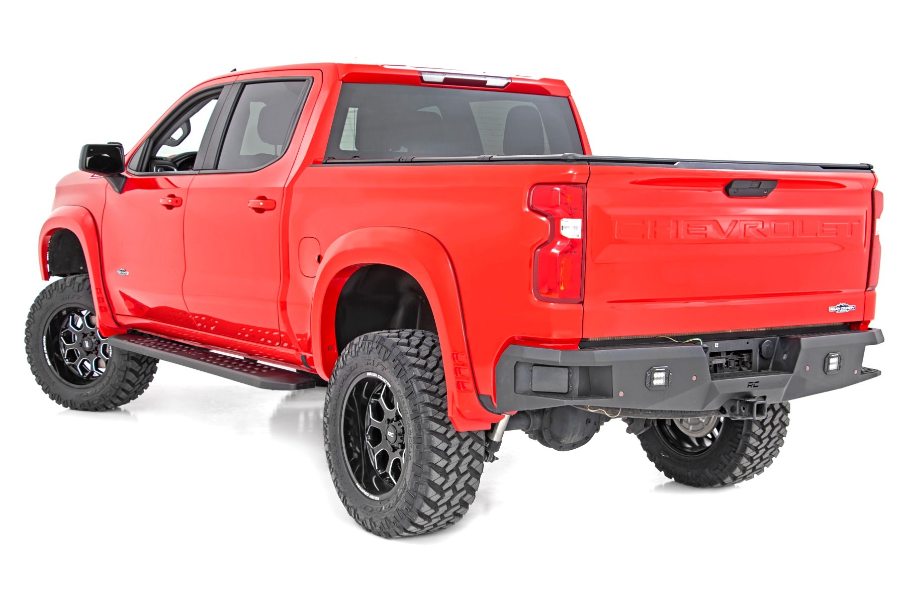 RPT2 Running Boards | Crew Cab | Black | Chevy/GMC 1500/2500HD/3500HD (19-25 & Classic) | 44002