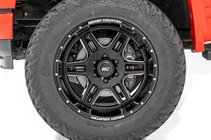 Rough Country 92 Series Wheel | Machined One-Piece | Gloss Black | 20x12 | 8x6.5 | -44mm | 92201210