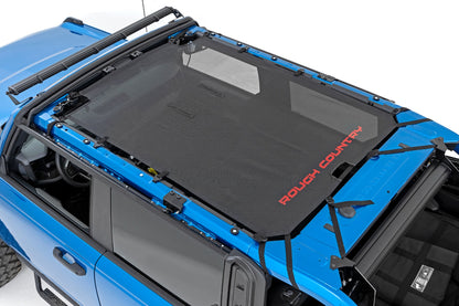 Mesh Bikini Top Plus | Black | Ford Bronco 4WD (2021-2025) | 85116