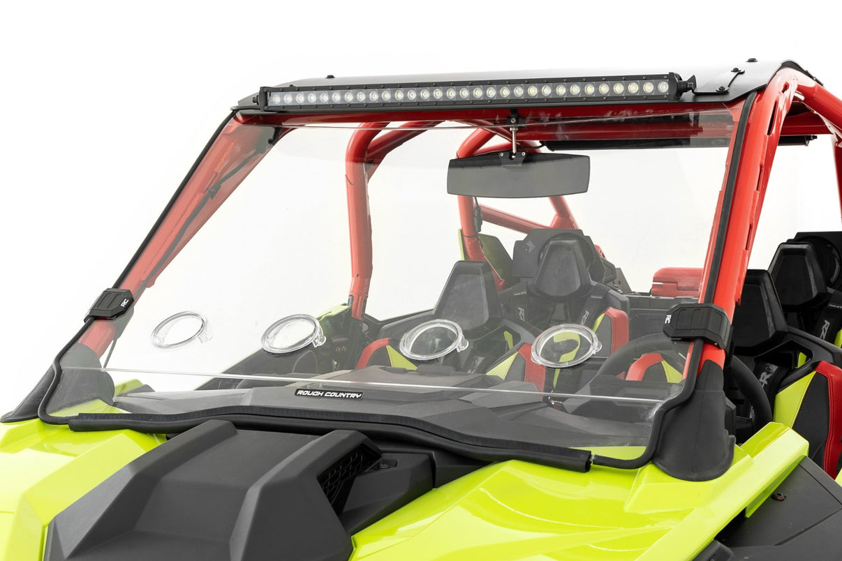 Vented Full Windshield | Scratch Resistant | Polaris RZR Turbo R | 98202210