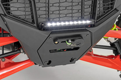 LED Light | Winch Mount | Front | 10" Black Slimline | Polaris RZR Pro R  | 93140