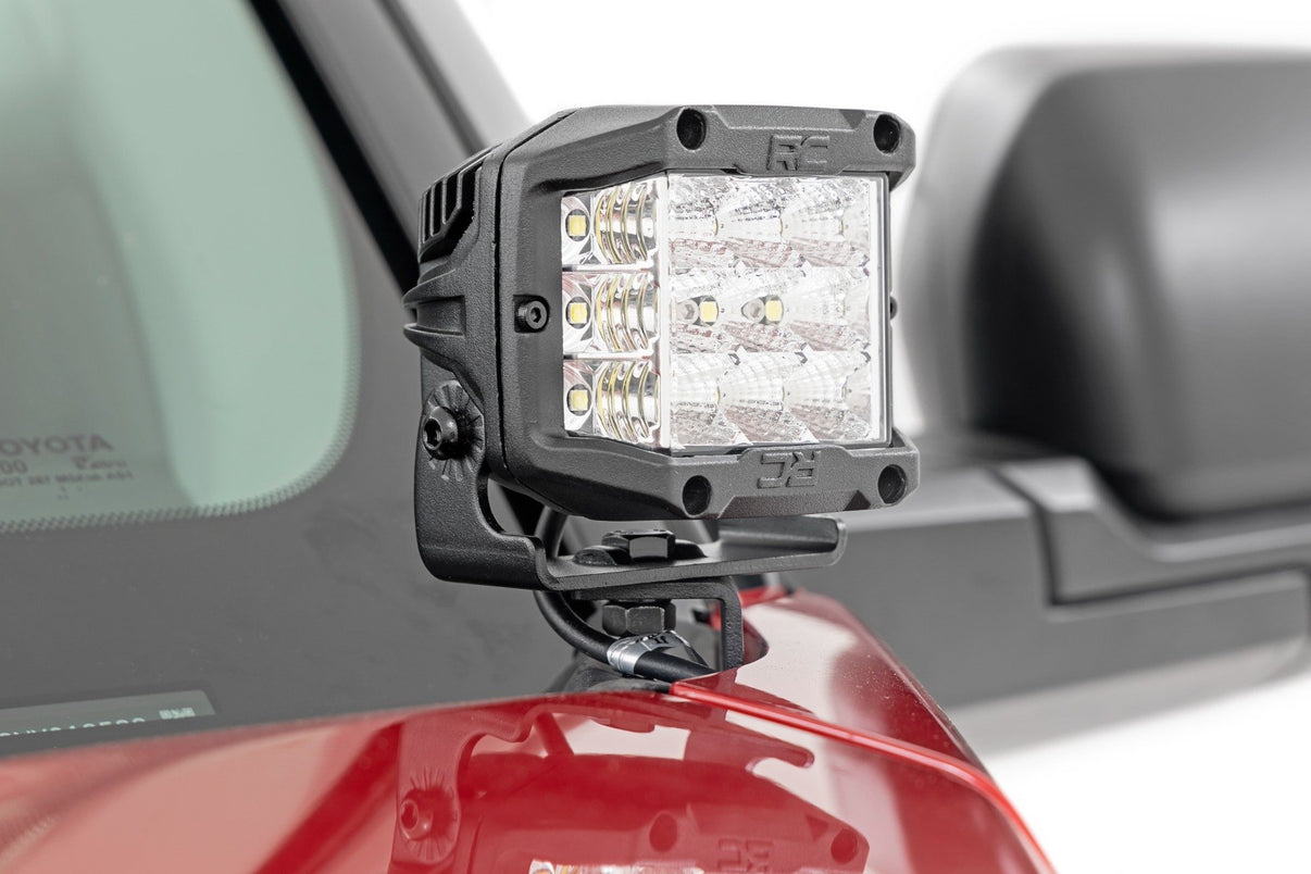 LED Light Kit | Ditch Mount | 2" Black Pair | Spot | Toyota Tundra (22-25) | 71071