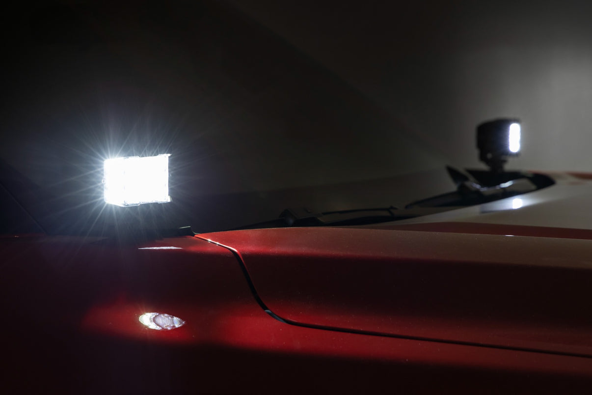 LED Light Kit | Ditch Mount | 2" Black Pair | Spot | Toyota Tundra (22-25) | 71071
