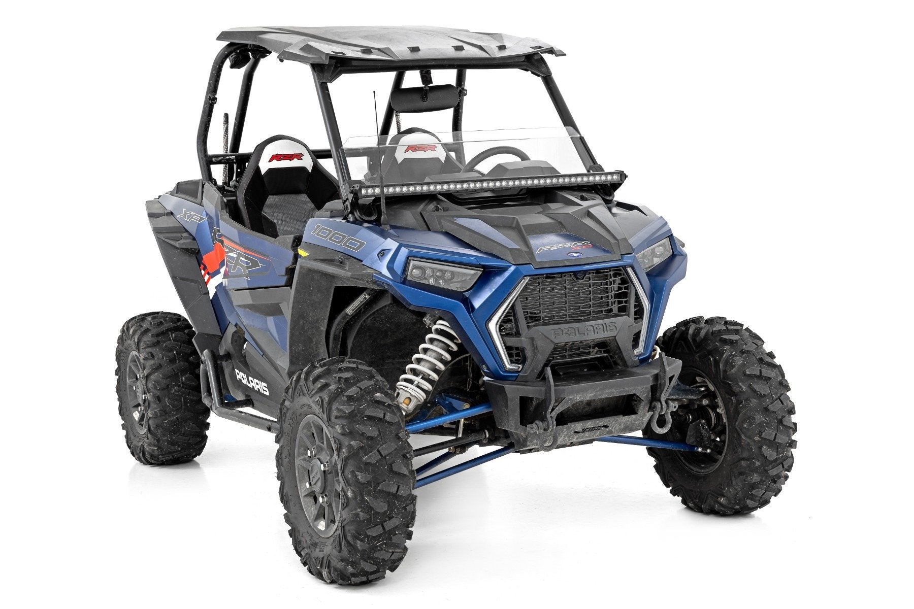 LED Light Kit | Front Mount | 40" Black Single Row | Polaris RZR XP 1000 | 93147